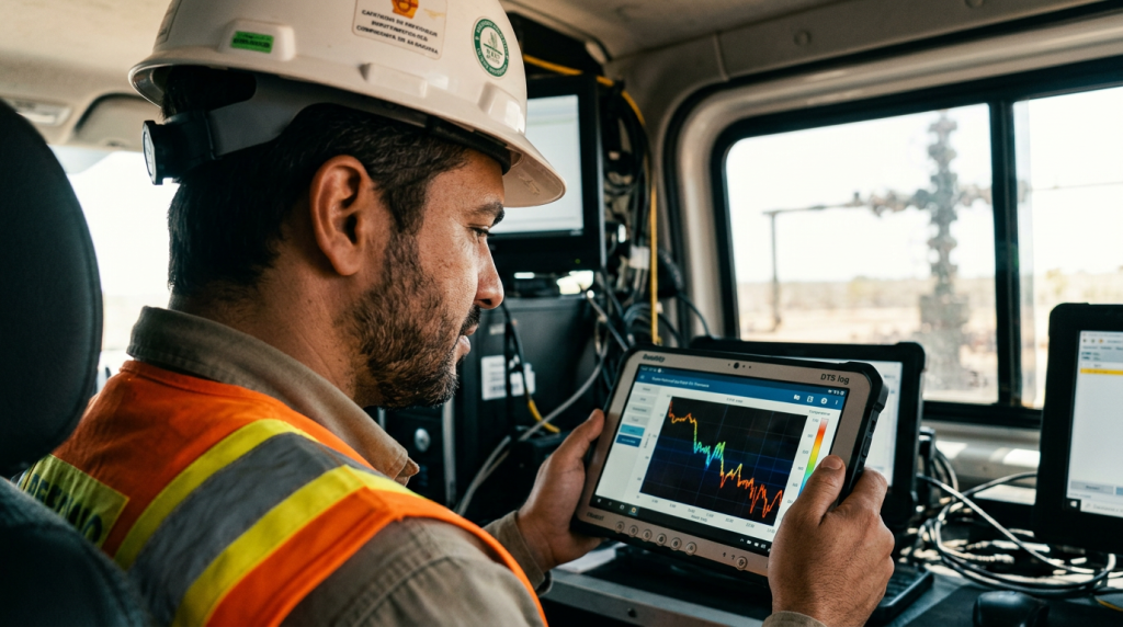 A tecnologia usada em poços profundos para monitorar temperatura em tempo real e evitar falhas operacionais
