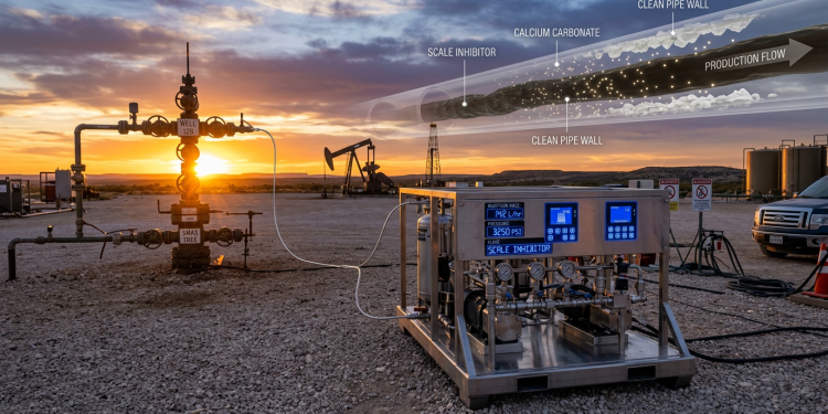 Como inibidores de incrustação evitam depósitos minerais e mantêm o fluxo de produção