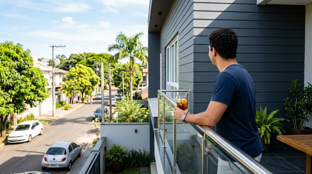 Fachadas de casas modernas que parecem madeira mas exigem pouca manutenção