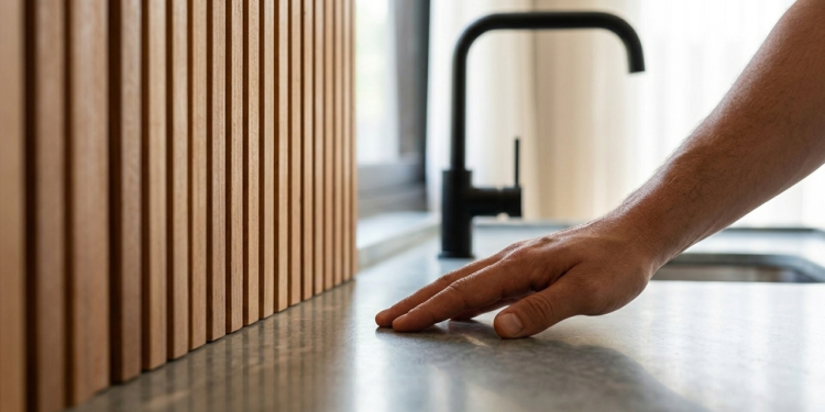 Casa sustentável de 30 m² que ressignifica containers marítimos com revestimentos nobres, provando que a escala industrial pode oferecer luxo e eficiência.