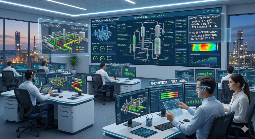 Monitoramento digital de refinarias por inteligência artificial e sustentabilidade
