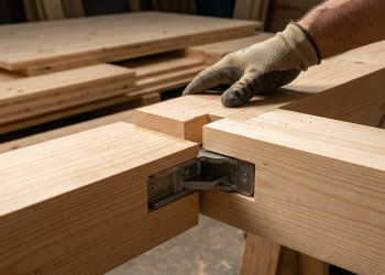 Construída com "madeira engenheirada", esta residência compacta de 58 metros quadrados é montada como um móvel e suporta décadas de intempéries