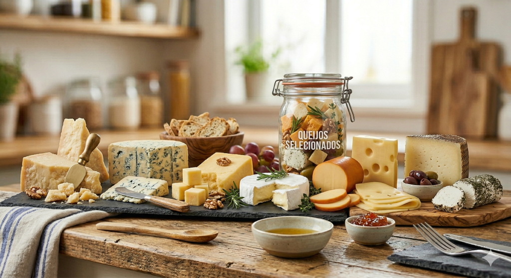 Pote hermético para conservação de queijos