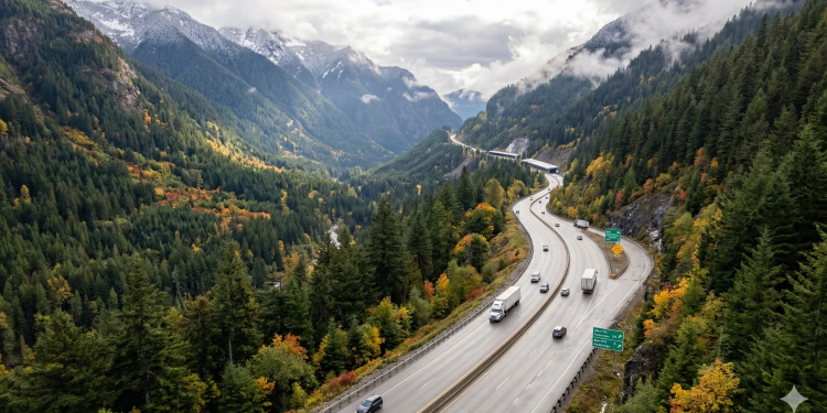 Conheça os perigos da Coquihalla Highway na Colúmbia Britânica