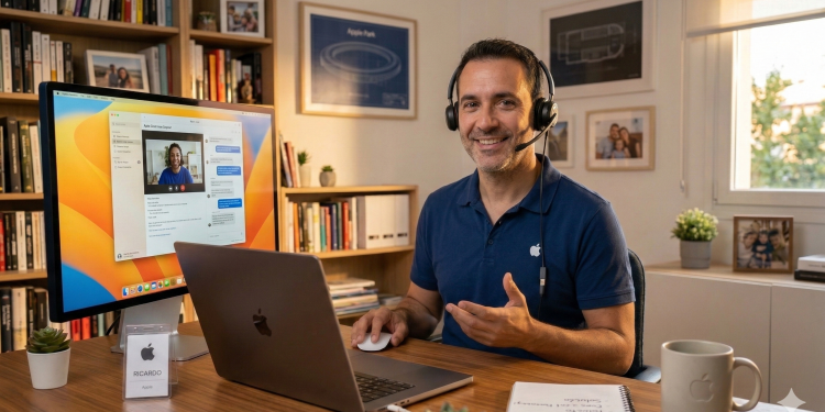 suporte técnico remoto em gigantes como Apple e Samsung