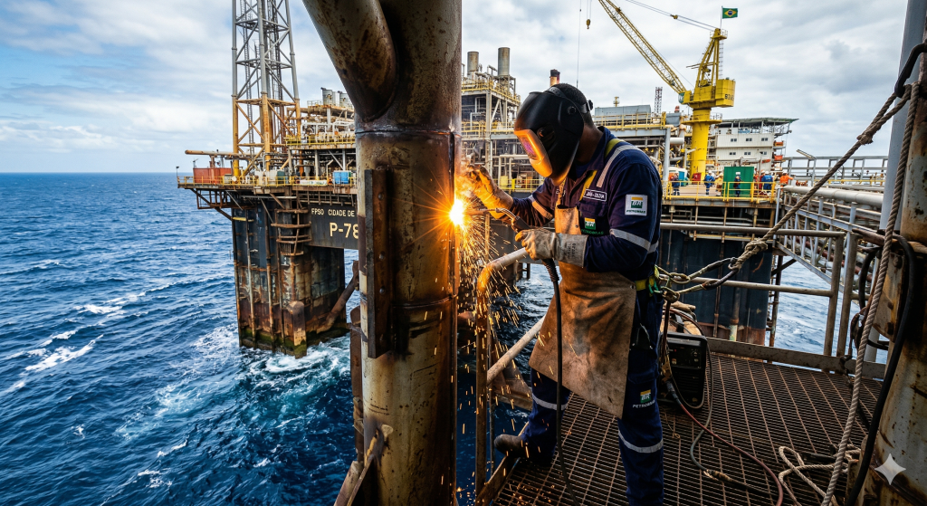 Soldagem subaquática e a carreira de mergulhador comercial