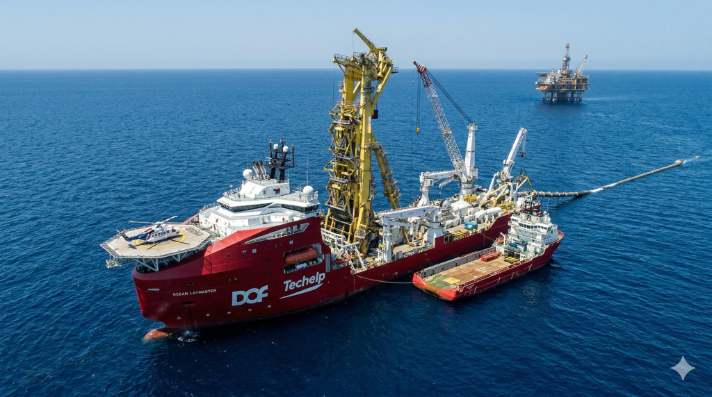 Conexão de cabos umbilicais sob águas profundas alimenta equipamentos submarinos com energia e viabiliza a extração remota hoje