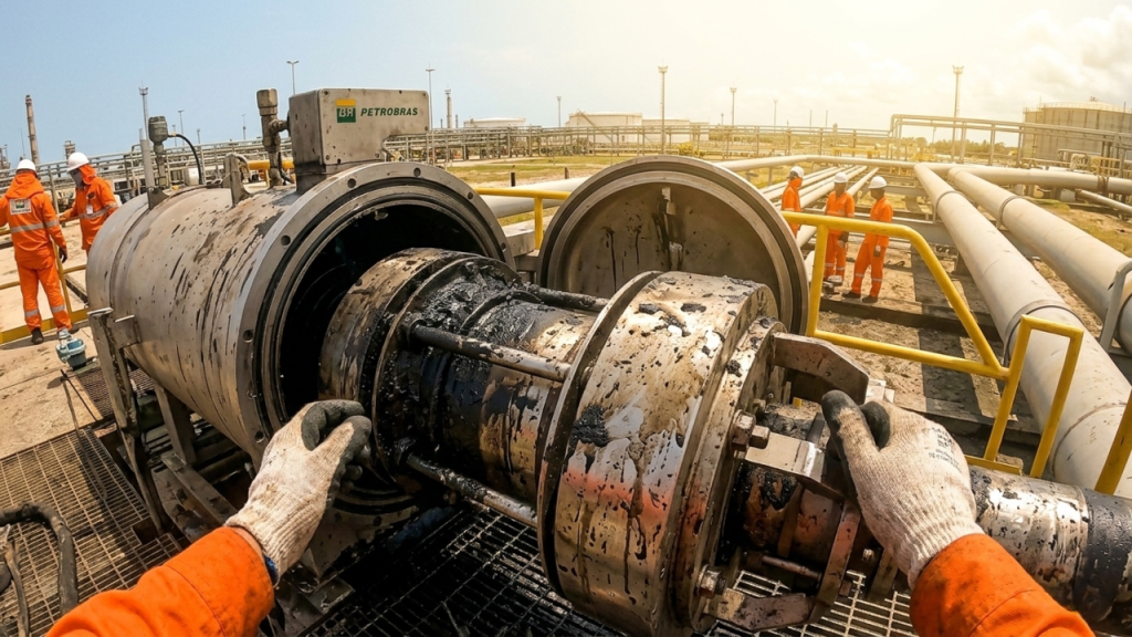 O “porco de metal” inteligente que viaja por dentro de gasodutos a mais de 100 km/h limpando a sujeira e diagnosticando falhas invisíveis na tubulação