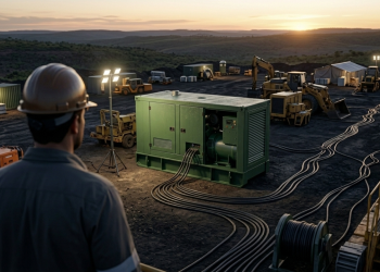 O gerador de energia a diesel blindado e ultrassilencioso que virou o equipamento indispensável em grandes obras e locais sem infraestrutura elétrica