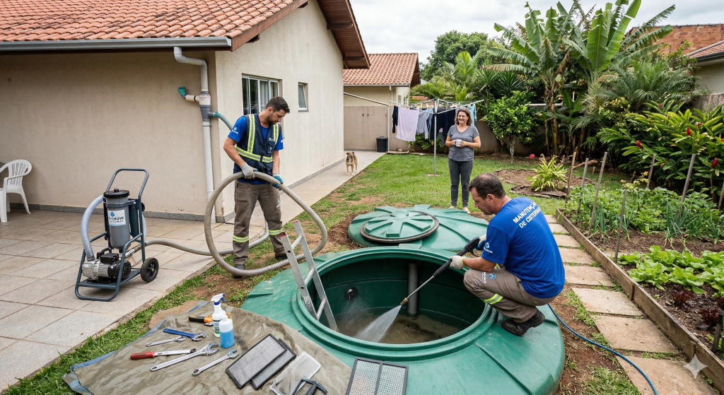 Materiais e instalação de reservatórios subterrâneos de água da chuva