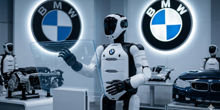 BMW está usando robôs humanoides como o Figure 02 e o AEON
