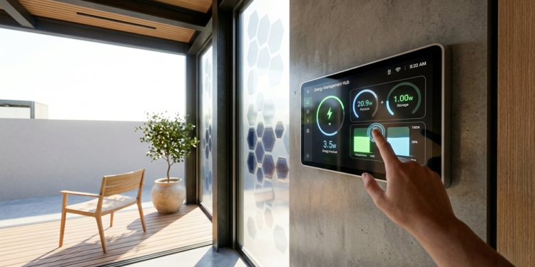 O estúdio autossuficiente de 40 m² que transforma sua própria fachada em uma usina de energia, unindo estética tecnológica e independência elétrica.