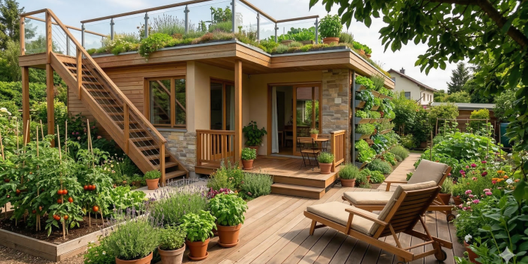 Casa com telhado verde e horta vertical de 78 metros quadrados cria um microclima fresco em meio ao calor urbano
