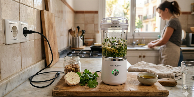 Mini processador USB de 30 reais substitui facas na cozinha