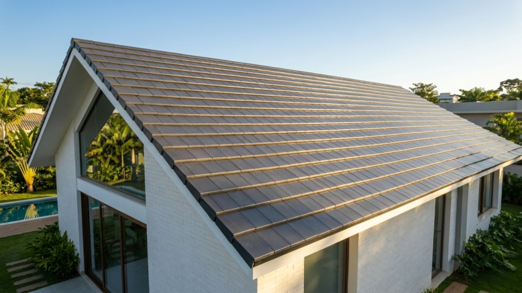 Esqueça as placas imensas: as telhas solares idênticas às de cerâmica que geram eletricidade para a casa inteira e já podem ser compradas no Brasil