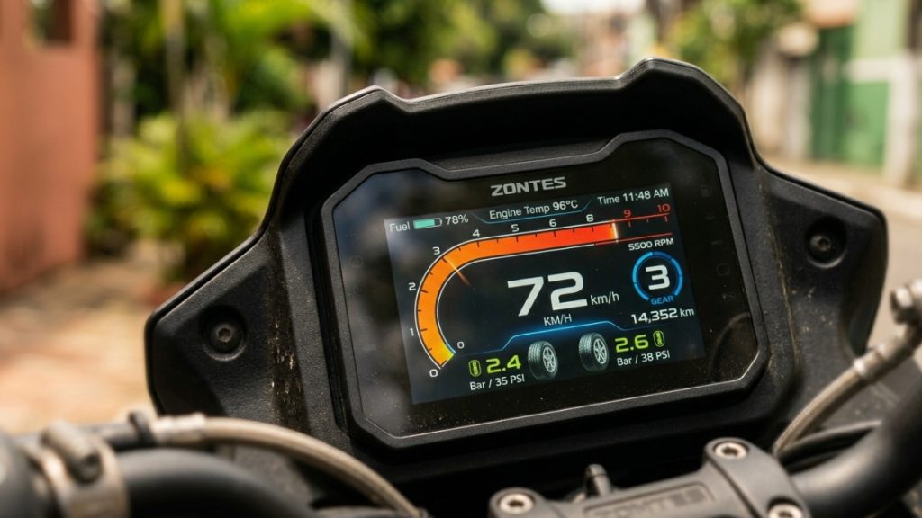 Pacote tecnológico e custo-benefício da Zontes 310 T