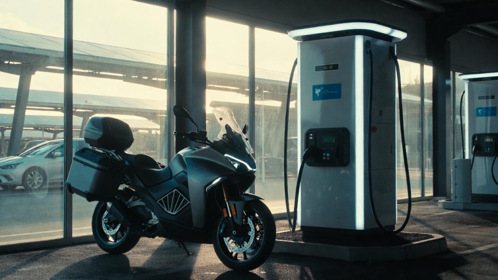 Nova moto elétrica com recarga de 40 minutos e 400 km de alcance desafia gigantes a combustão