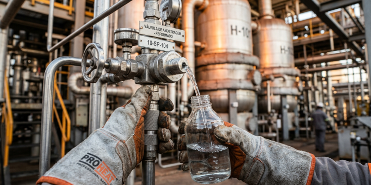 O processo que transforma nafta em gasolina premium com maior octanagem e desempenho