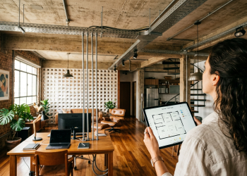 O sistema de eletrocalhas aparentes que facilita manutenção em casas de 75 metros quadrados