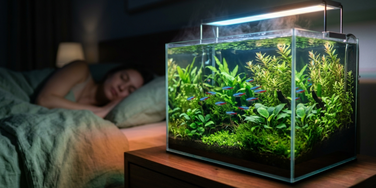 Transforme um aquário simples em um umidificador eficiente e veja quanto custa montar esse sistema no seu quarto