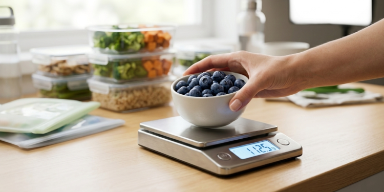 Balança digital de cozinha ajuda a acertar o ponto das receitas