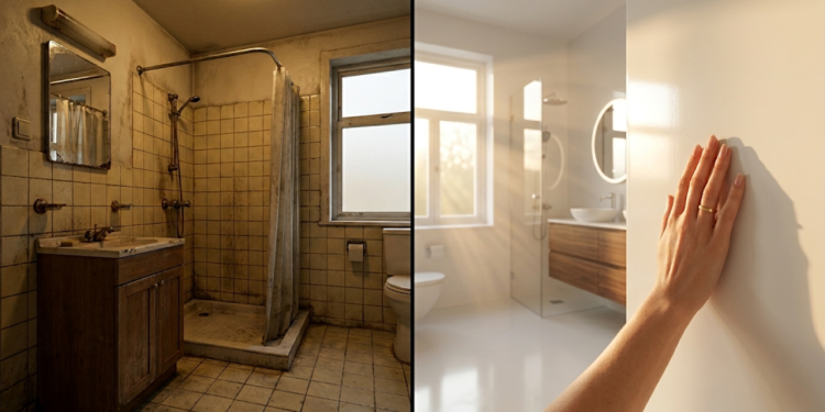 Veja quanto custa reformar o banheiro com tinta epóxi e como garantir um resultado profissional sem gastar muito