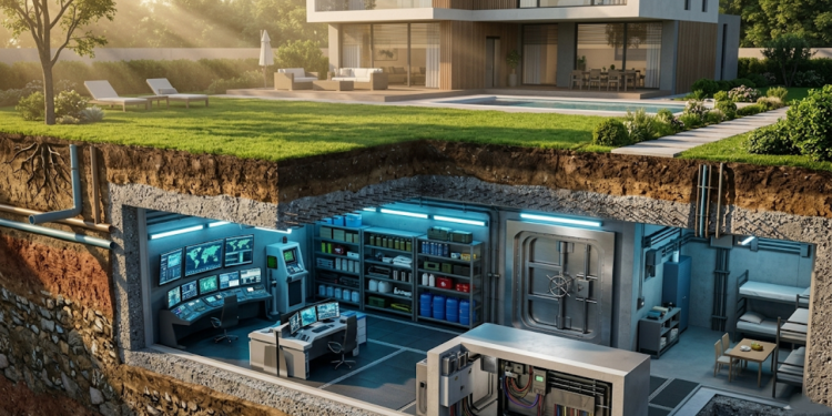 O impressionante orçamento exigido para escavar e estruturar um bunker subterrâneo no próprio quintal