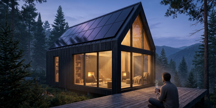 O verdadeiro peso no bolso para montar uma cabana off-grid totalmente autossuficiente no interior