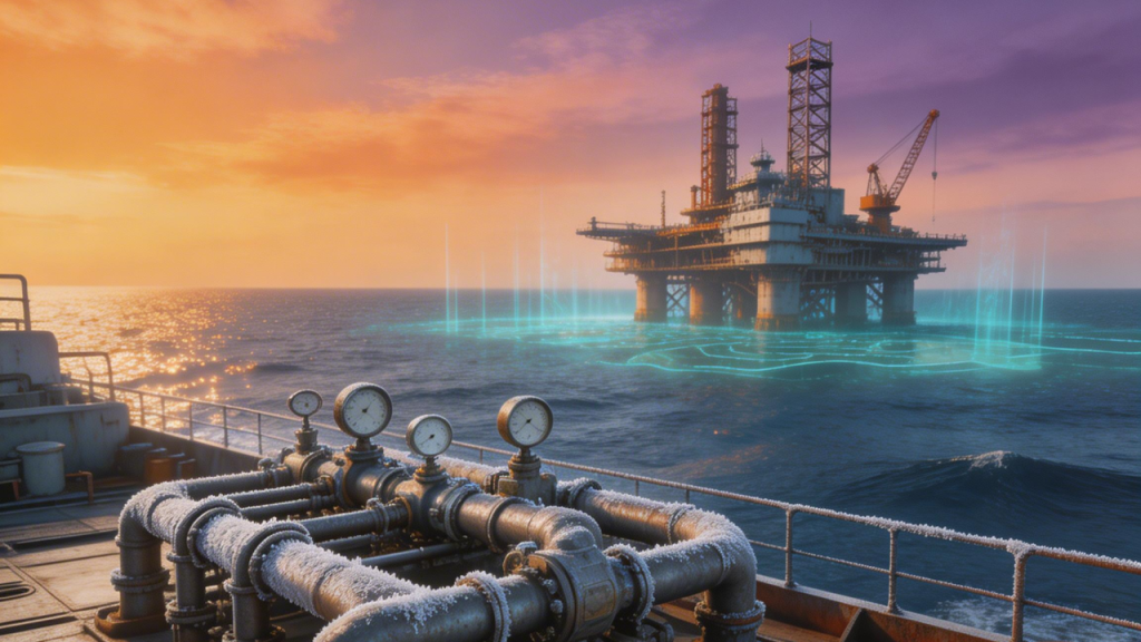 Tecnologia WAG que alterna água e gás para empurrar petróleo escondido nos poros da rocha