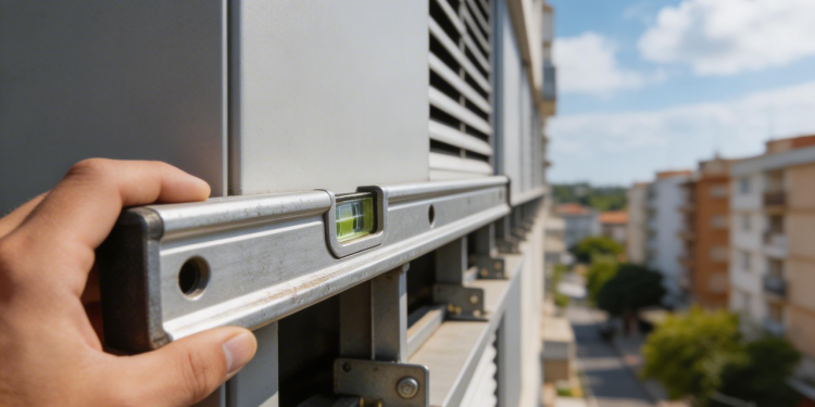A residência de 55 metros quadrados com “fachada ventilada” cria uma camada de ar entre a parede e o revestimento para reduzir o calor