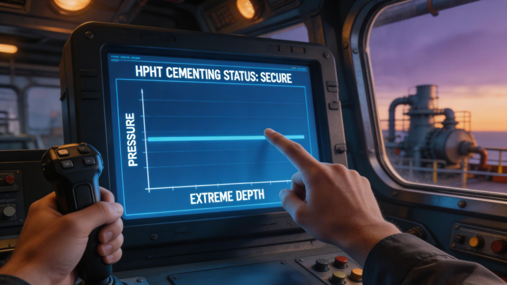 Cimentação especial em poços HPHT cria uma barreira estrutural que isola camadas geológicas profundas