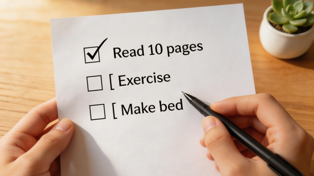 Como manter metas ao longo do tempo usando disciplina e hábitos consistentes