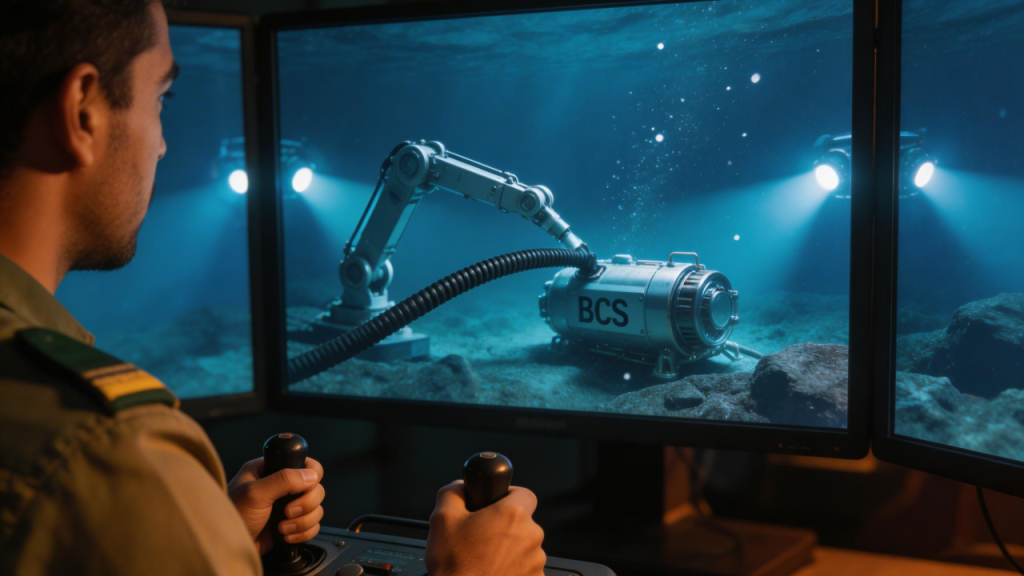 Poço de petróleo em águas profundas usa bomba submersa capaz de empurrar grandes volumes de óleo até a superfície