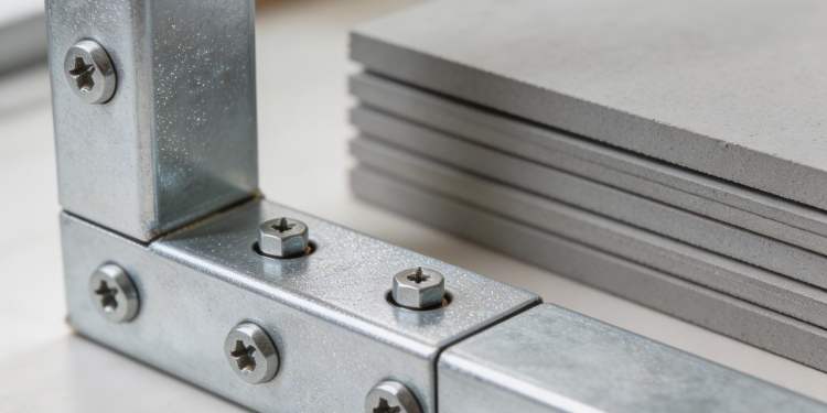 Casa de 65 metros quadrados com modulação em Steel Frame que reduz desperdício ao alinhar estrutura e placas industriais