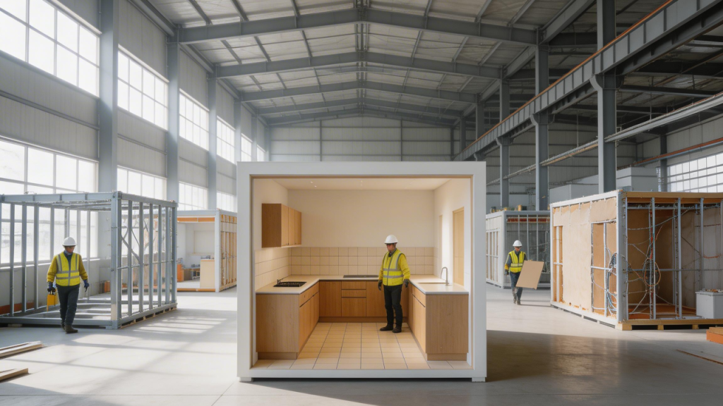 Construção Off-site: Como as casas fabricadas em linha de montagem estão reduzindo o tempo de obra em 50%