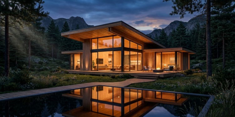 Quanto custa montar uma casa de madeira de 58 metros quadrados que se encaixa perfeitamente como um móvel gigante