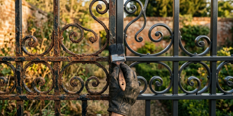 Quanto custa deixar o portão velho como novo gastando pouco, veja os materiais!