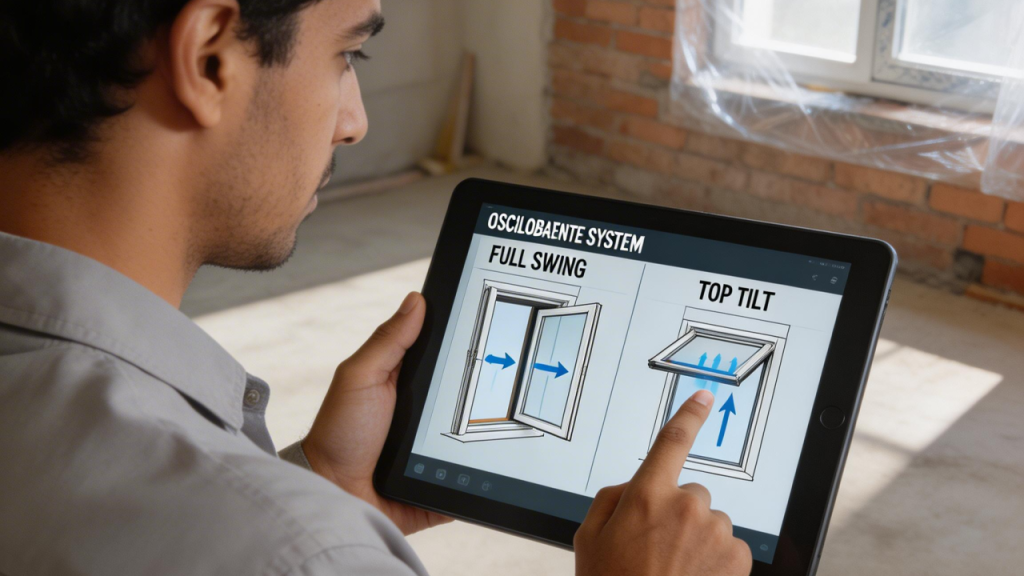 Modelo de 95 metros quadrados com esquadrias que ajudam a manter o ar circulando dentro da casa