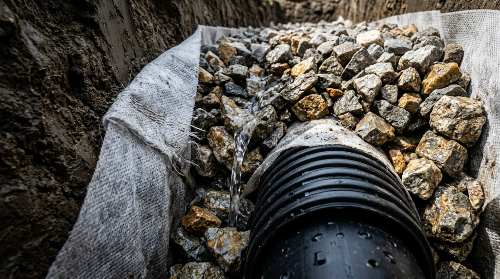 A técnica de drenagem mais eficiente da construção para proteger sua casa contra umidade