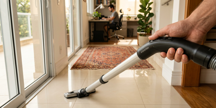 Aspiração central embutida, como o planejamento correto das tubulações garante eficiência na limpeza