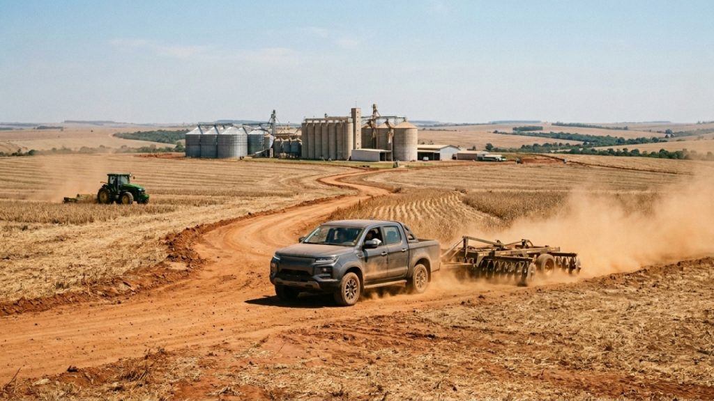 Picape chinesa com força de 430 cavalos chega ao Brasil para desafiar soberania das marcas tradicionais no campo