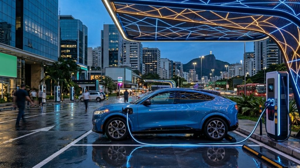 O ícone das pistas agora é um SUV elétrico que acelera como um foguete e não gasta uma gota de combustível