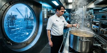 Cozinhar em plataformas de petróleo garante salário de 10 mil reais e longas folgas para profissionais do setor offshore