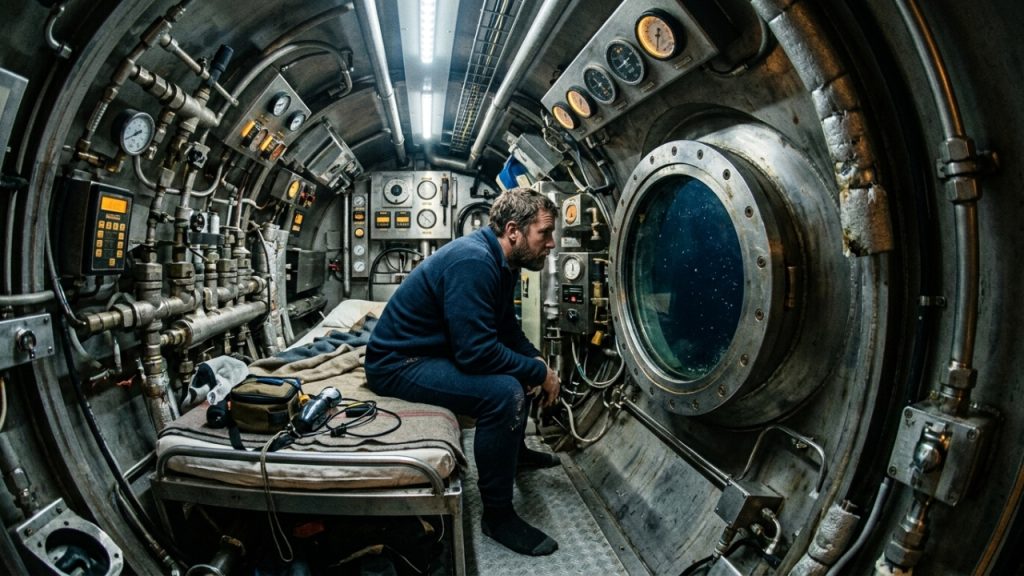 Trabalhar no Mar do Norte a inspecionar tubos rende 5 mil libras mensais a quem não tem medo das profundezas