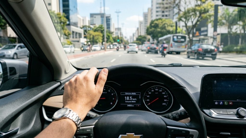 Com internet a bordo e consumo baixíssimo, este hatch compacto domina as garagens brasileiras