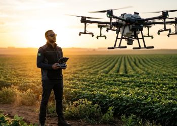 Operador de drones agrícolas vira febre no interior do Brasil com ganhos de 15 mil reais garantidos na época da colheita