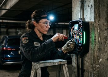 Profissão de instalar carregadores para carros elétricos em prédios virou a nova mina de ouro com lucros de 20 mil reais mensais