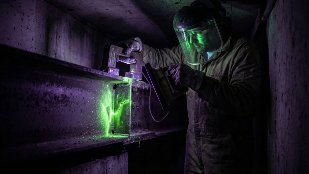 Inspetor de falhas invisíveis garante 18 mil reais mensais ao evitar rachaduras catastróficas em plataformas