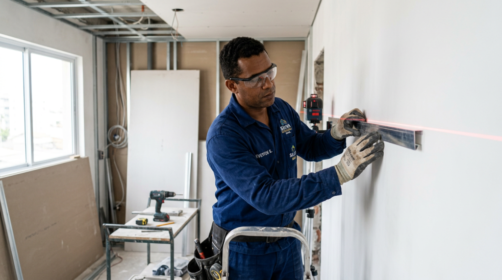 Forro de gesso acartonado com tabica garante mais durabilidade e estética em casas modernas