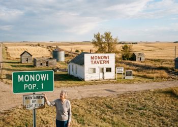 O único município oficial do mundo governado por uma única moradora que atua como prefeita e bibliotecária